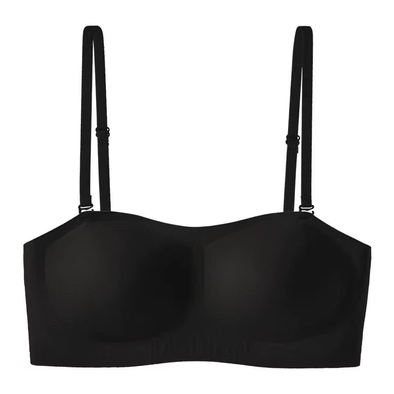 Soutien-gorge sans bretelles pour femme avec petite poitrine, push-up, antidérapant et antichute, so
