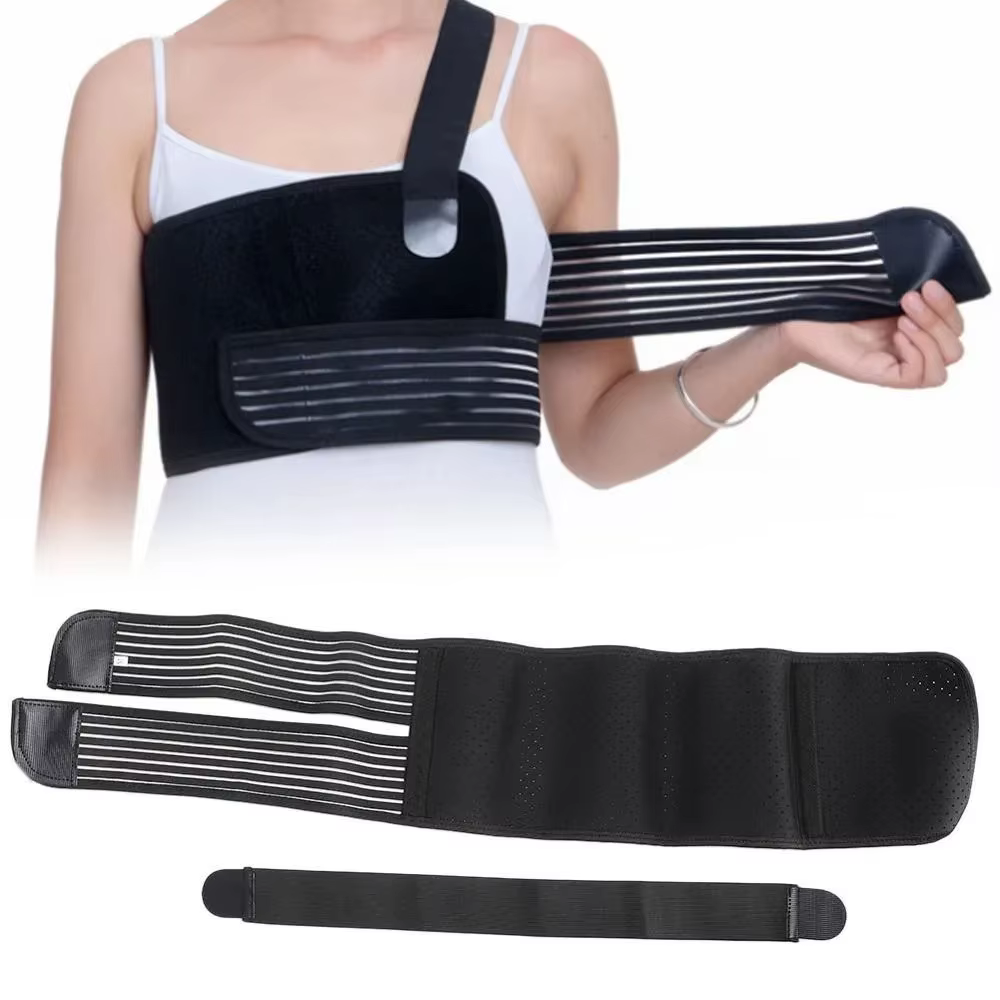 Ceinture de soutien de poitrine réglable et respirante, attelle de Protection des côtes lussées, cei