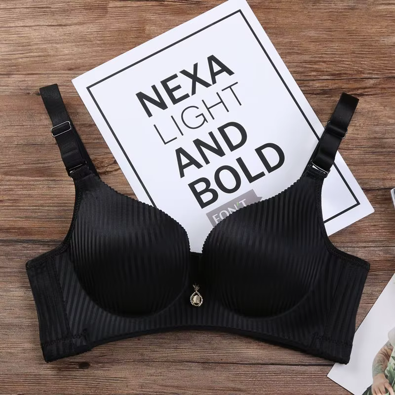 Soutien-gorge push-up ultra-confortable avec coussinets rehausseurs de 8 cm, sans armatures, soutien