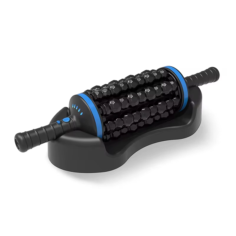 Nouveau rouleau sans fil Massage corporel vibrateurs rechargeables 360 masseur percussive roulante R