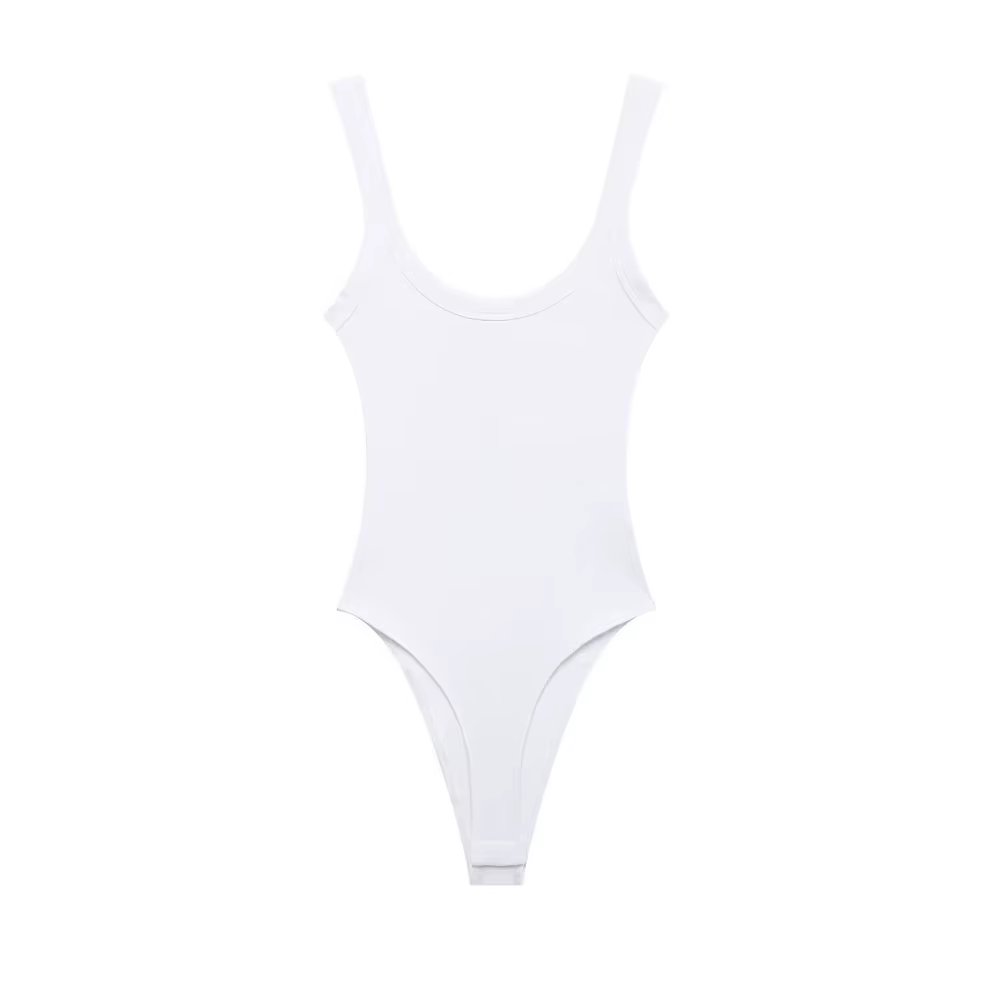 Body côtelé slim pour femmes, col rond, bretelles, bouton-pression, combishort féminin, mode Sexy