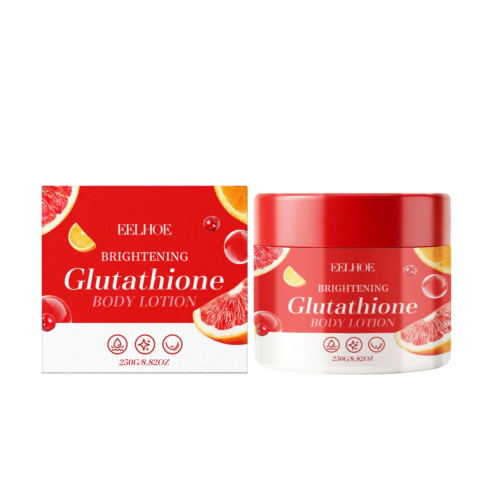 LAIT CORPOREL ÉCLAIRCISSANT au Glutathion. 250g