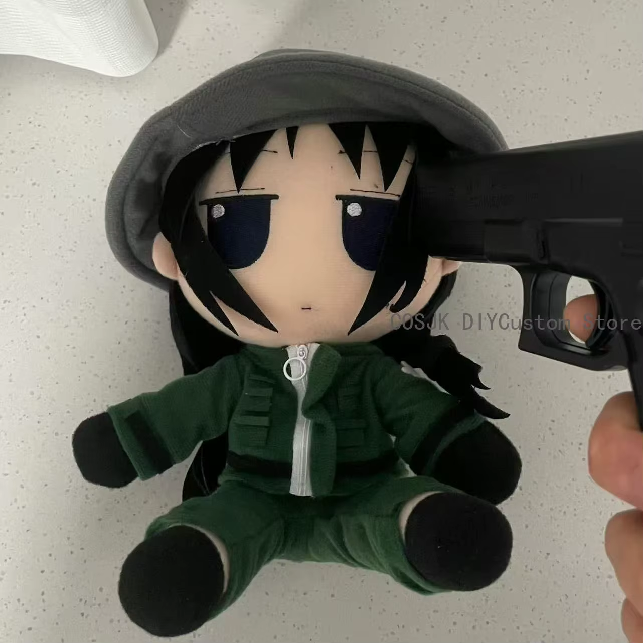Figurine Anime Chito Yuuri de Girls' Last Tour, Peluche Kawaii Idol, Coussin en coton en forme de pe