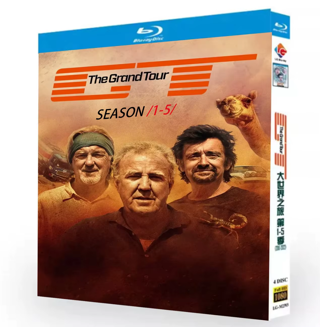The Grand Tour Saisons 1-5 BD 4 disques toutes régions Nouveau coffret Blu-ray haute définition