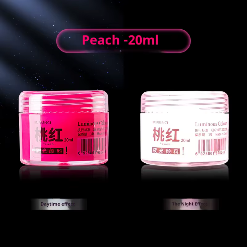 Pigment acrylique Fluorescent brillant dans le noir, 20ml, peinture lumineuse, Graffiti peint à la m