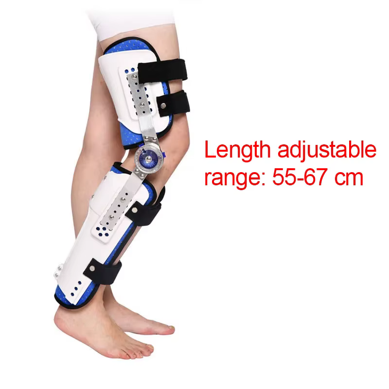 Genouillères réglables Orth4WD Knee Joint Support, Orthosis, Attelle de rinçage des jambes, Protecte