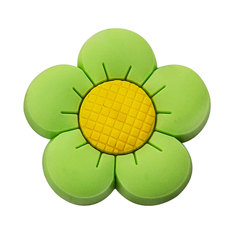 Breloques de chaussures à fleurs colorées mignonnes, accessoires de sabots Crocs, décorations de bra