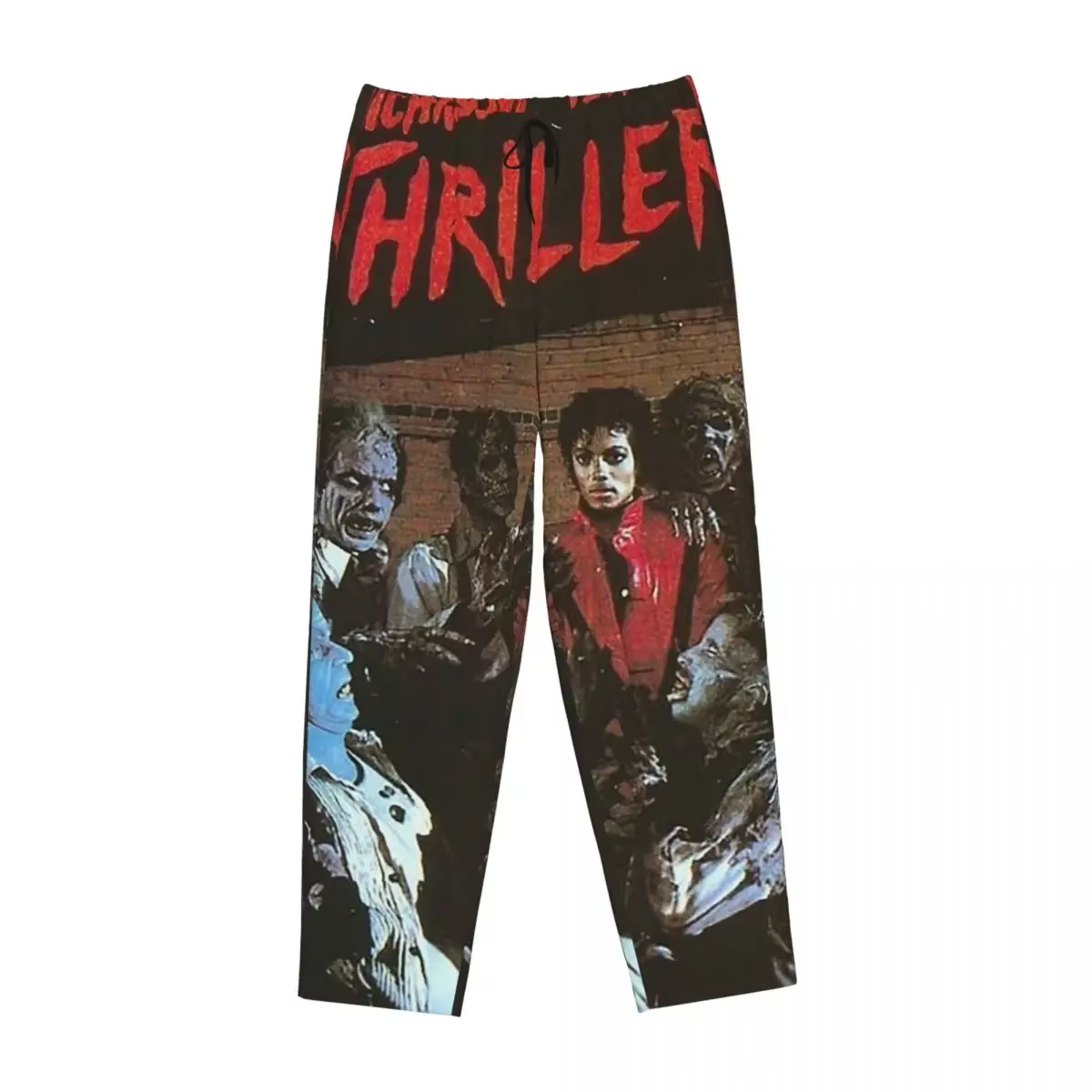 Pantalon de pyjama personnalisé pour femme Michael J-Jackson, style pop music, avec poches, pour la 