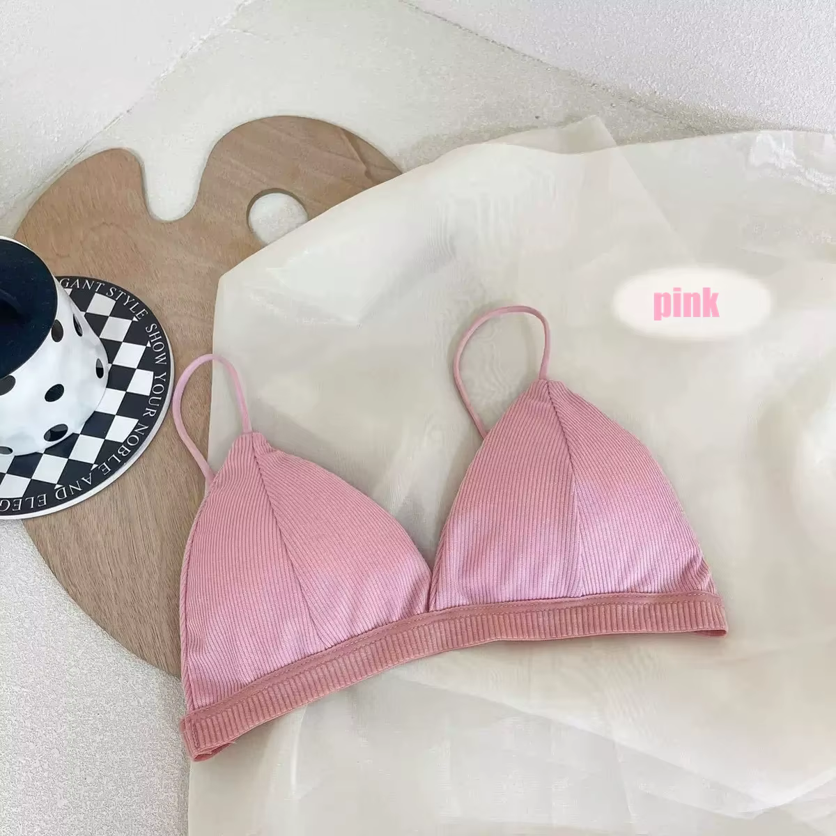 Soutien-gorge sans armatures, confortable et respirant, à la mode pour femmes (suggéré pour les tail