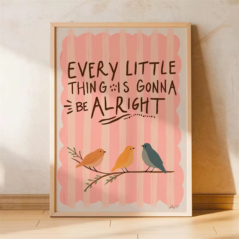 Affiche d'affirmation positive avec citation inspirante, impression bohème pour chambre d'enfant, pe