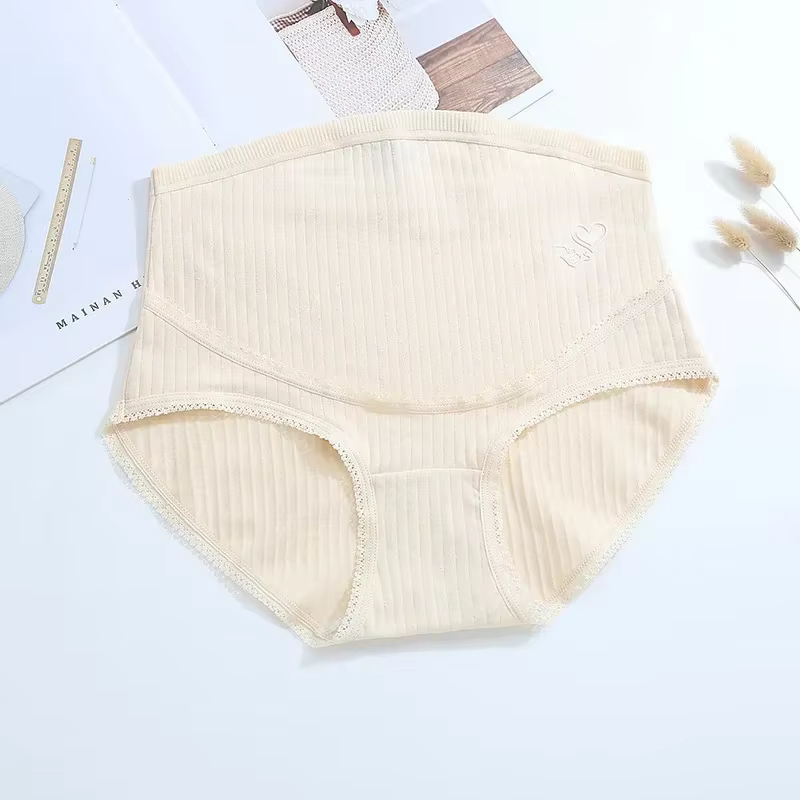Culotte de maternité en coton taille haute pour femmes, Section C, récupération post-partum, sous-vê