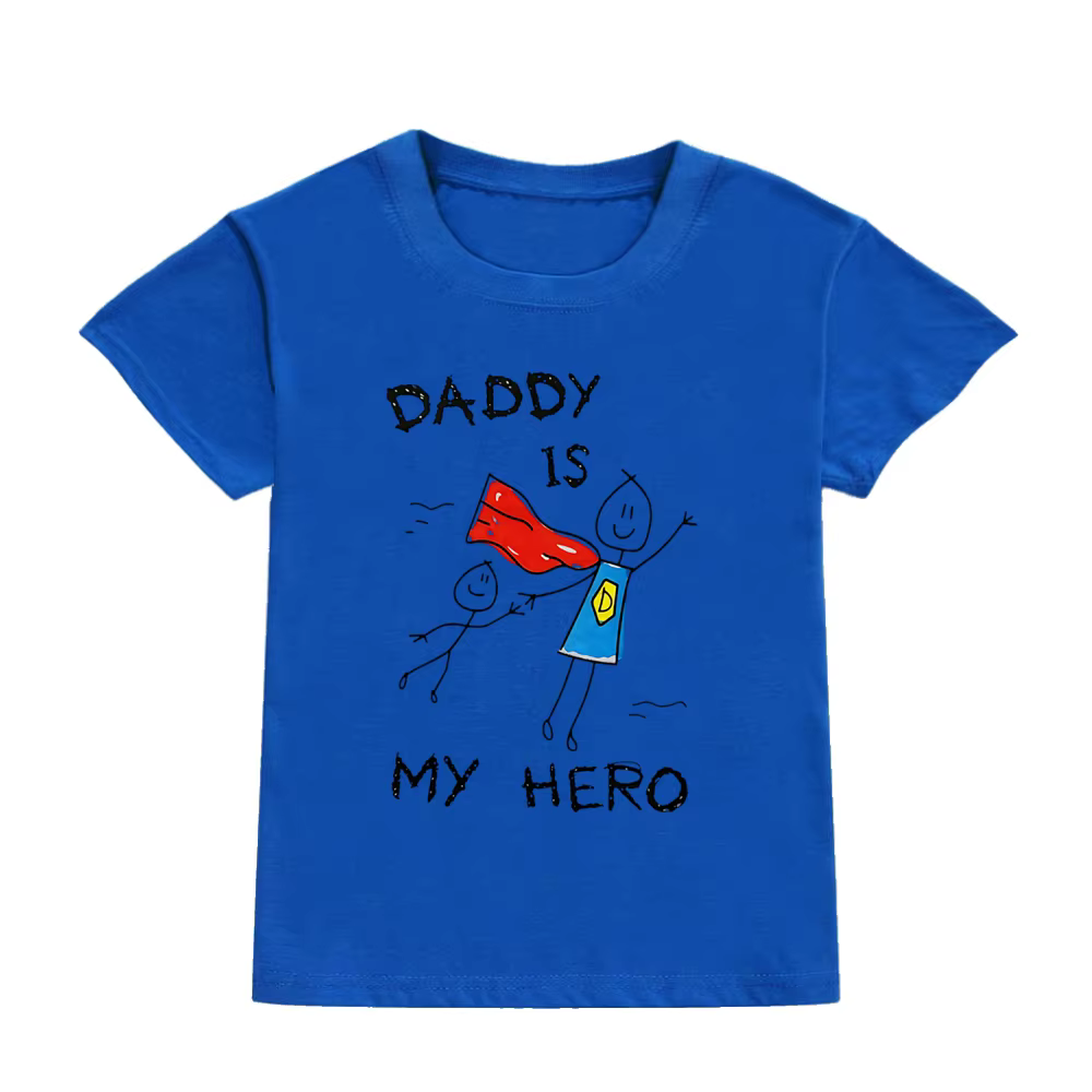Assessis My foreBoy T-shirt à manches courtes pour enfants, chemises décontractées pour la fête des