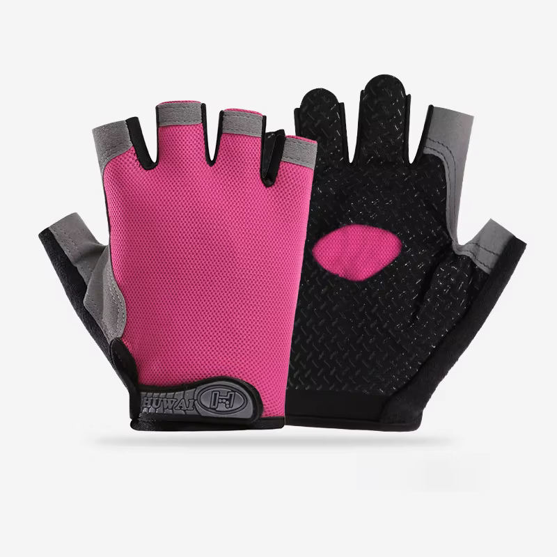 Gants de sport coordonnants et respirants pour homme et femme, accessoire d'entraînement sans doigts