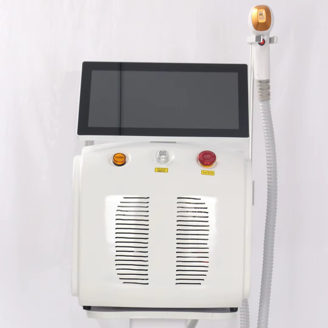 Épilateur laser professionnel haute puissance 16 bars, machine d'épilation laser pour l'élimination 