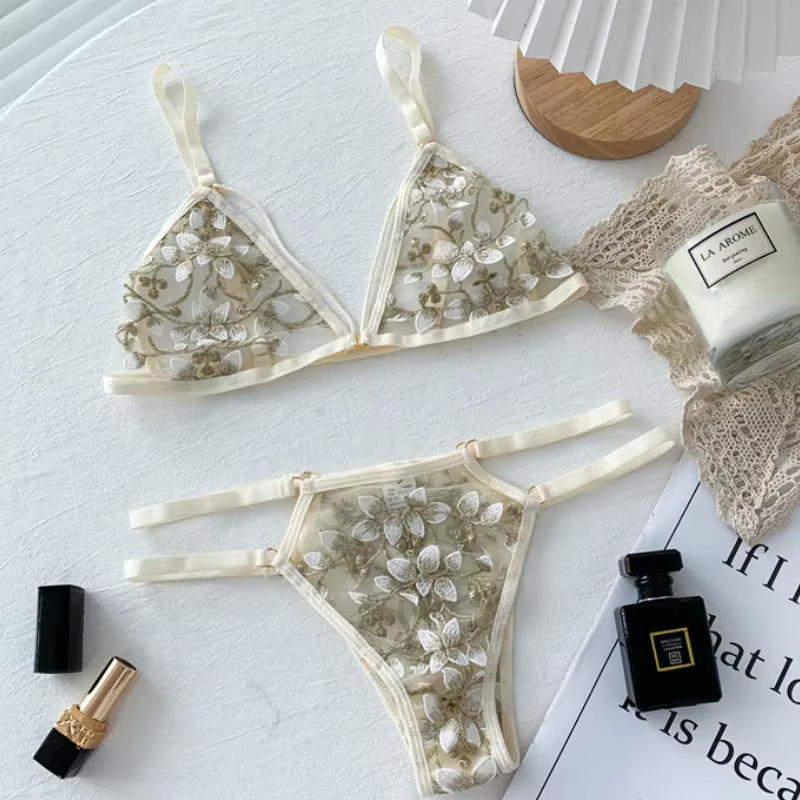Femmes dentelle soutien-gorge ensembles sous-vêtements sans couture dos nu gilet Sexy Bralette Linge