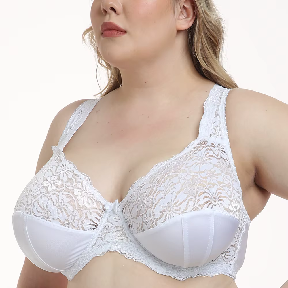 Soutiens-gorge pour femmes minimiseur brassière grande taille soutien-gorge en dentelle soutien à ar