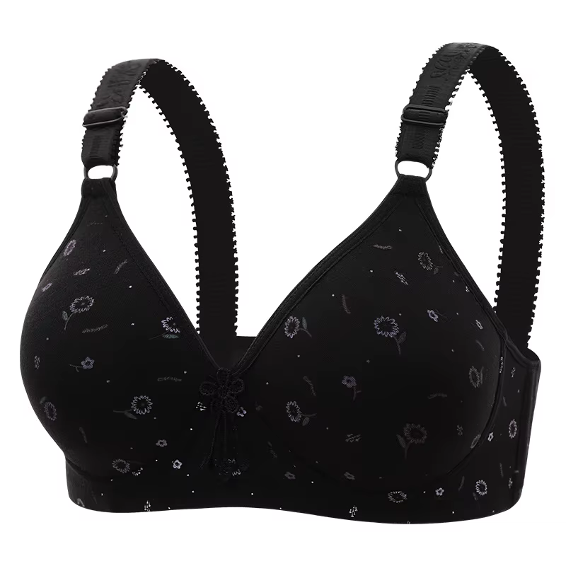 Soutien-gorge à armatures grand et fin sans anneau en acier, soutien-gorge confortable et respirant 