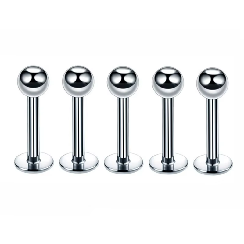 Mélange de bijoux de perçage corporel, Lot de 14G en acier inoxydable, nez, oreille, ventre, lèvre,
