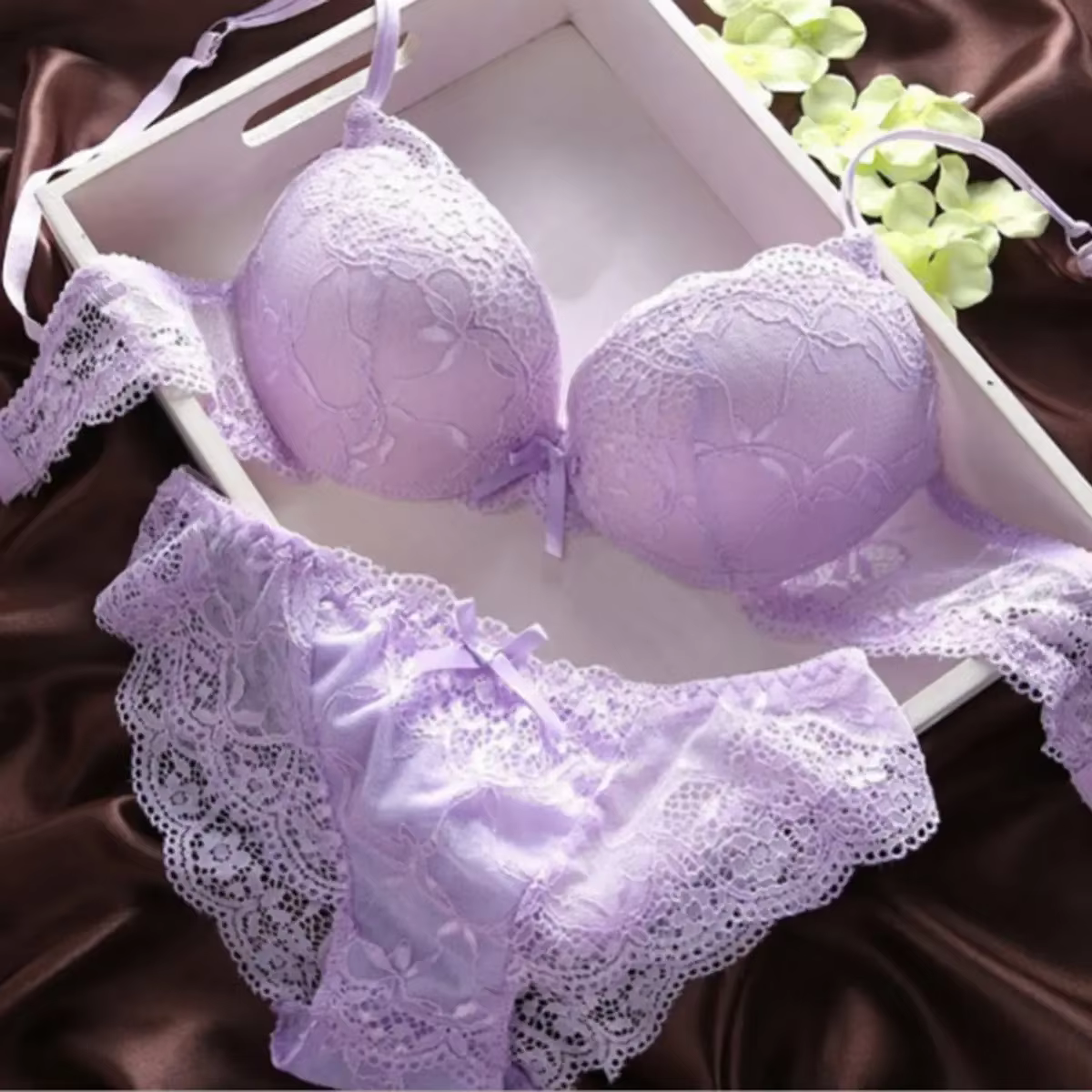 Ensembles de soutiens-gorge pour femmes, soutiens-gorge push-up à armatures, bonnets A B, lingerie, 