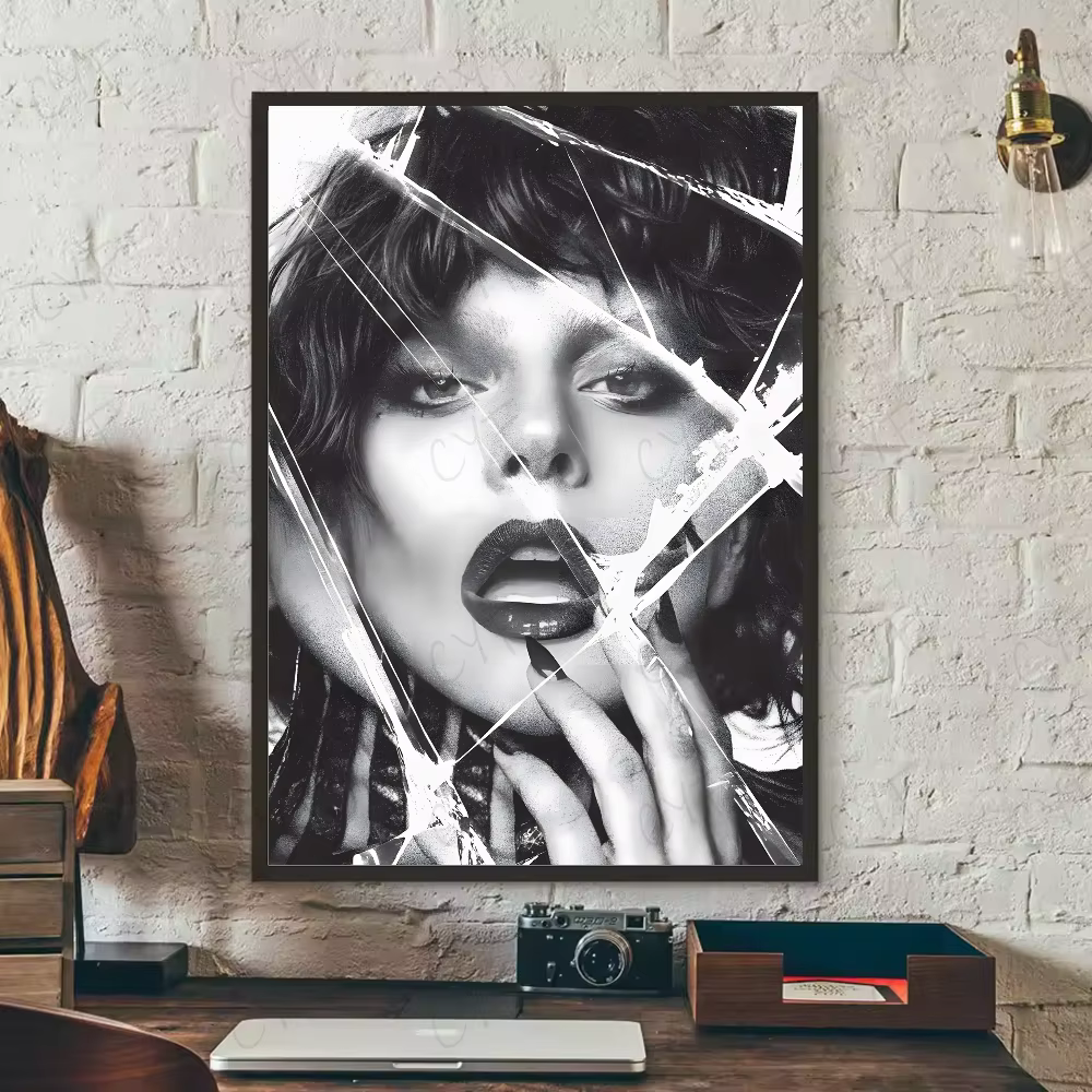 Affiche de chanteur l-lady Gaga Mayhem, art HD, mur collant, imperméable, pour la maison, salon, cha