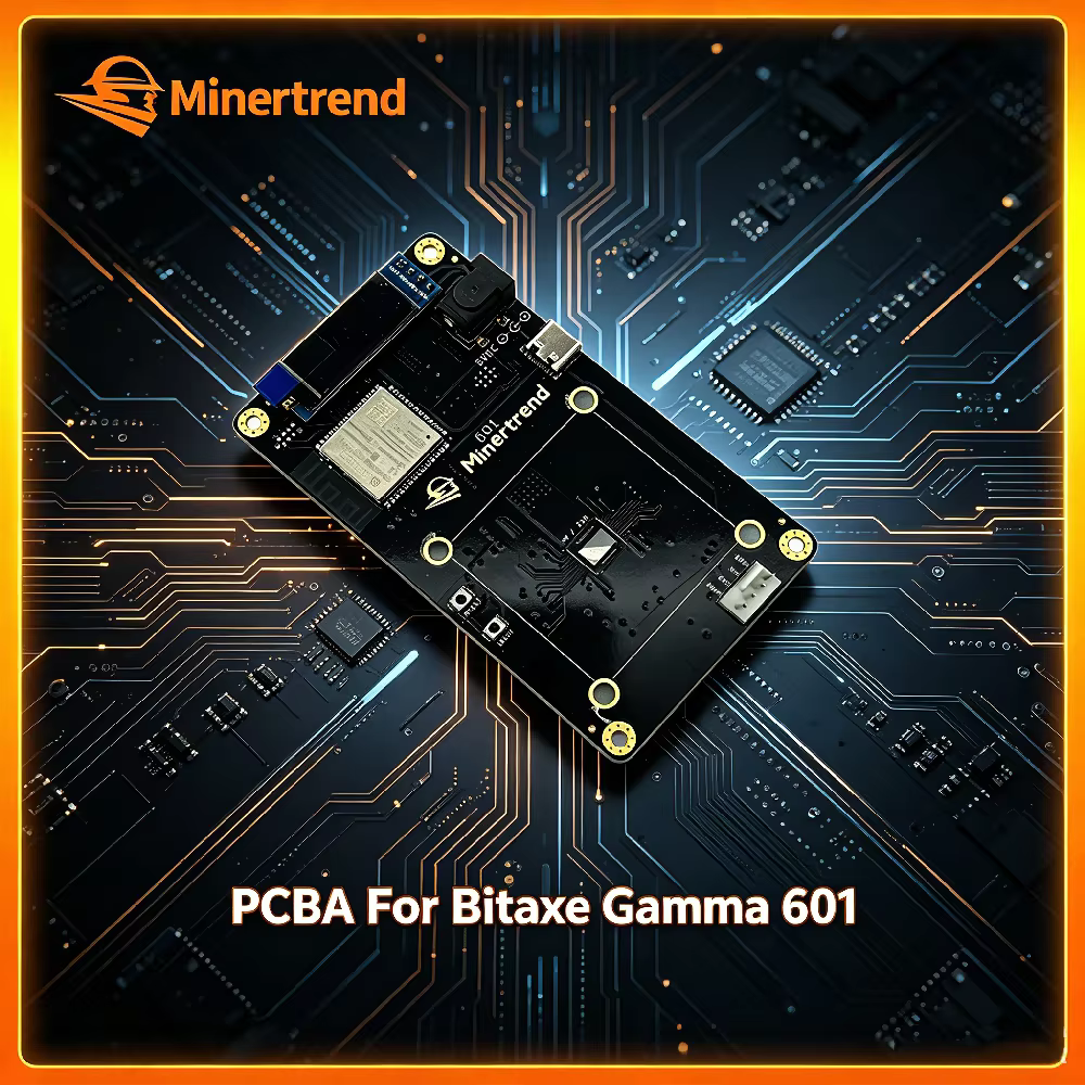 Carte PCBA plaquée or Minertrend pour Bitaxe Gamma 601, 1.5TH/s BM1370, Gamma 601 PCBA