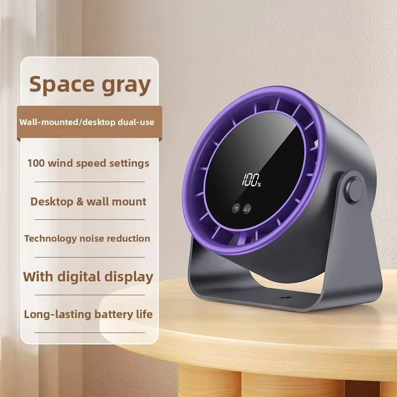 Nouveau ventilateur de bureau, veilleuse murale, ventilateur électrique, ventilateur de bureau recha