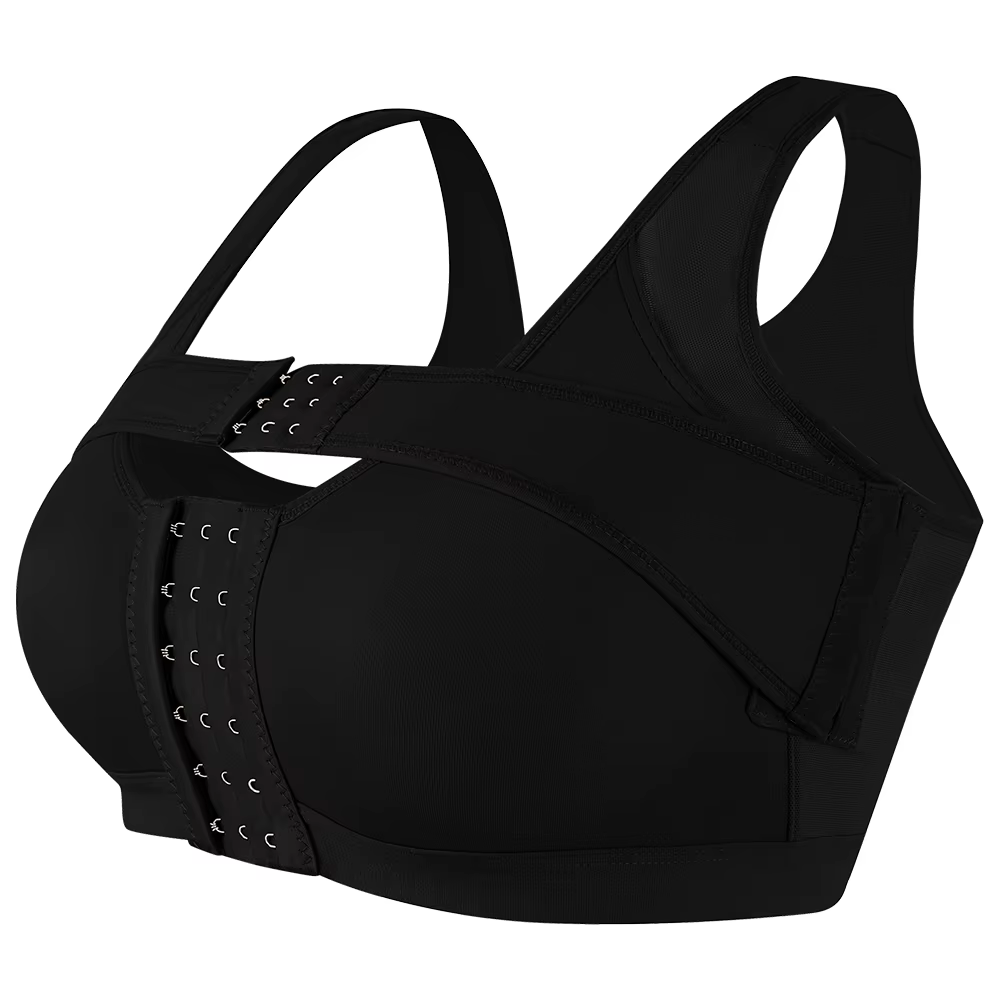 Soutien-gorge sans fil à fermeture avant pour femme, correcteur de posture, dos en maille, soutien-g