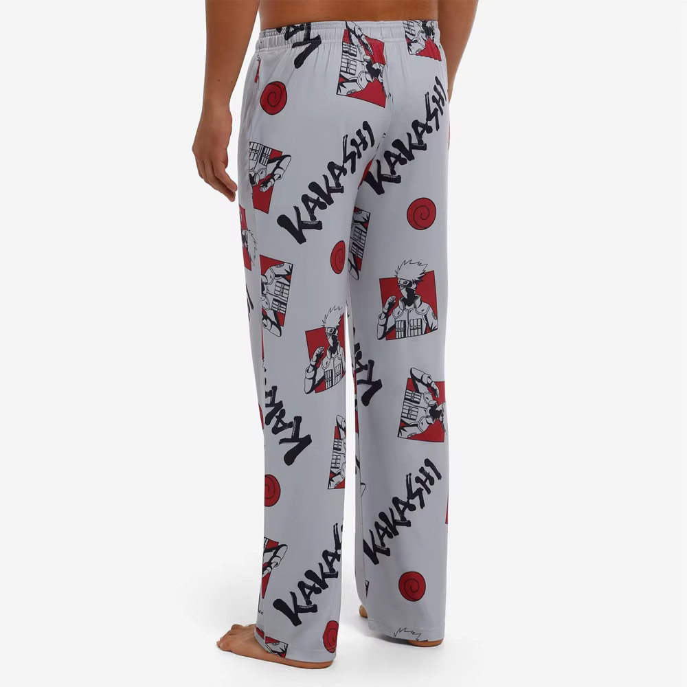 Pantalon de pyjama Naruto Shippuden Copy Ninja Kakashi pour hommes, femmes et enfants, pantalon d'ét
