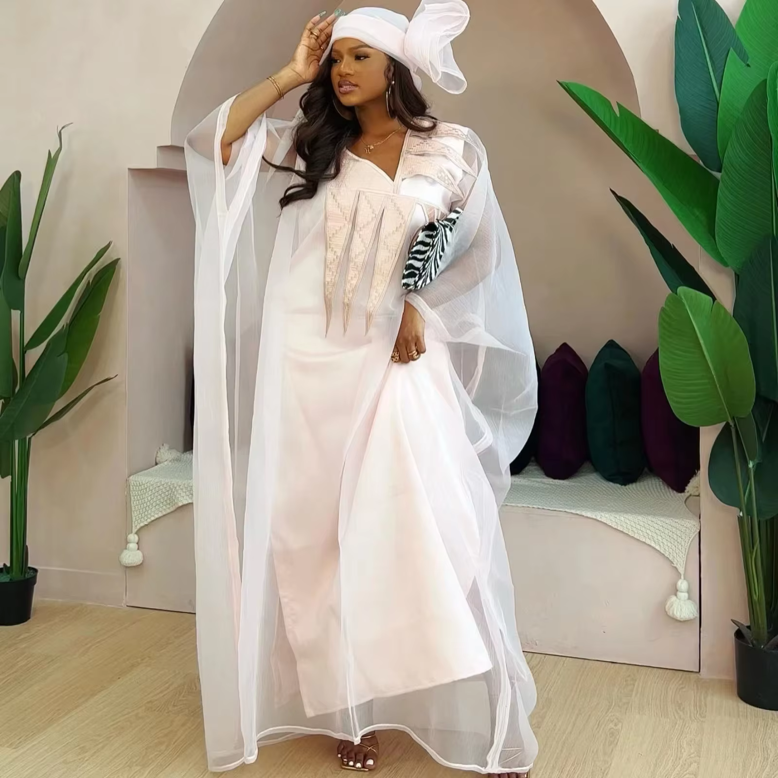 Robe africaine pour femme, Design brodé, vêtements pour dames, robes de grande taille pour femmes, l