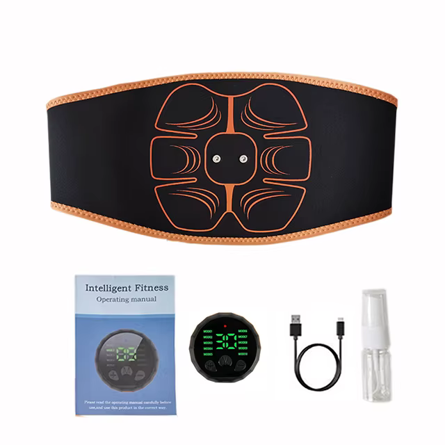 Ceinture de tonification abdominale intelligente, Toner musculaire, Massage de Fitness, masseur amin