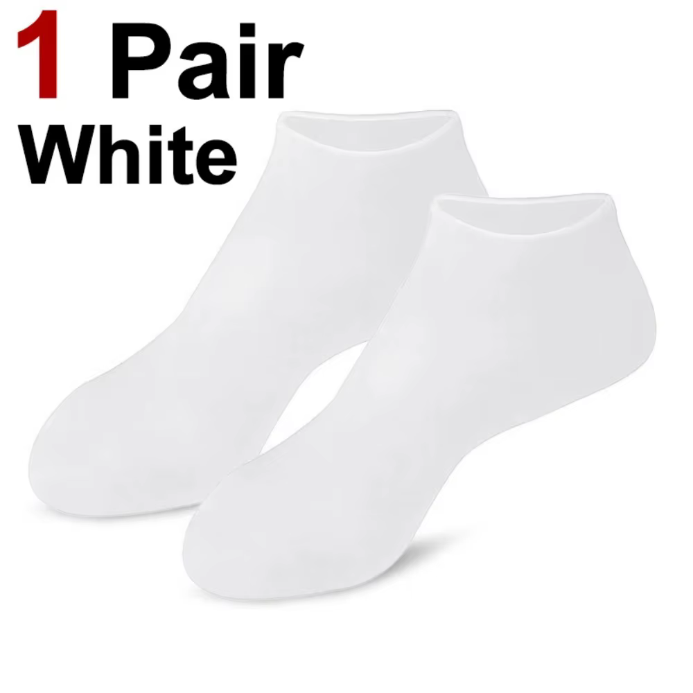 Chaussettes hydratantes pour les pieds, chaussettes en silicone pour les pieds secs et gercés, chaus