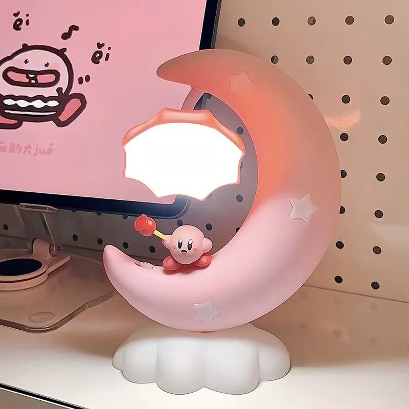 Veilleuse Anime Kirby, petite lampe de nuit mignonne, dessin animé Kawaii, lampe de chevet de chambr