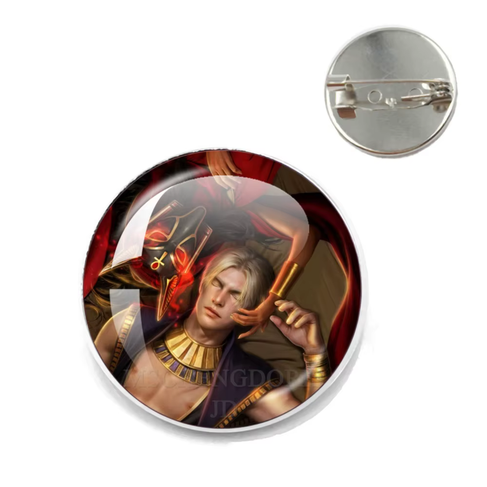 Badges de jeu d'épingles de Clubs d'amour, épingles de chemise à revers de dessin animé, accessoires