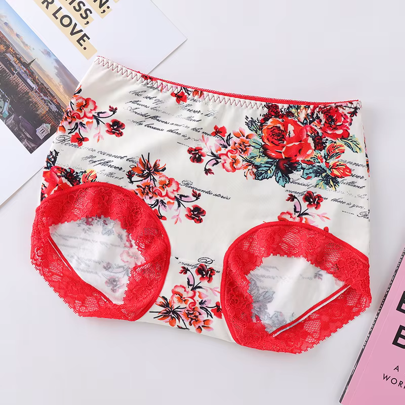 Sous-vêtements en coton culottes pour femmes sous-vêtements confortables et respirants slips en dent