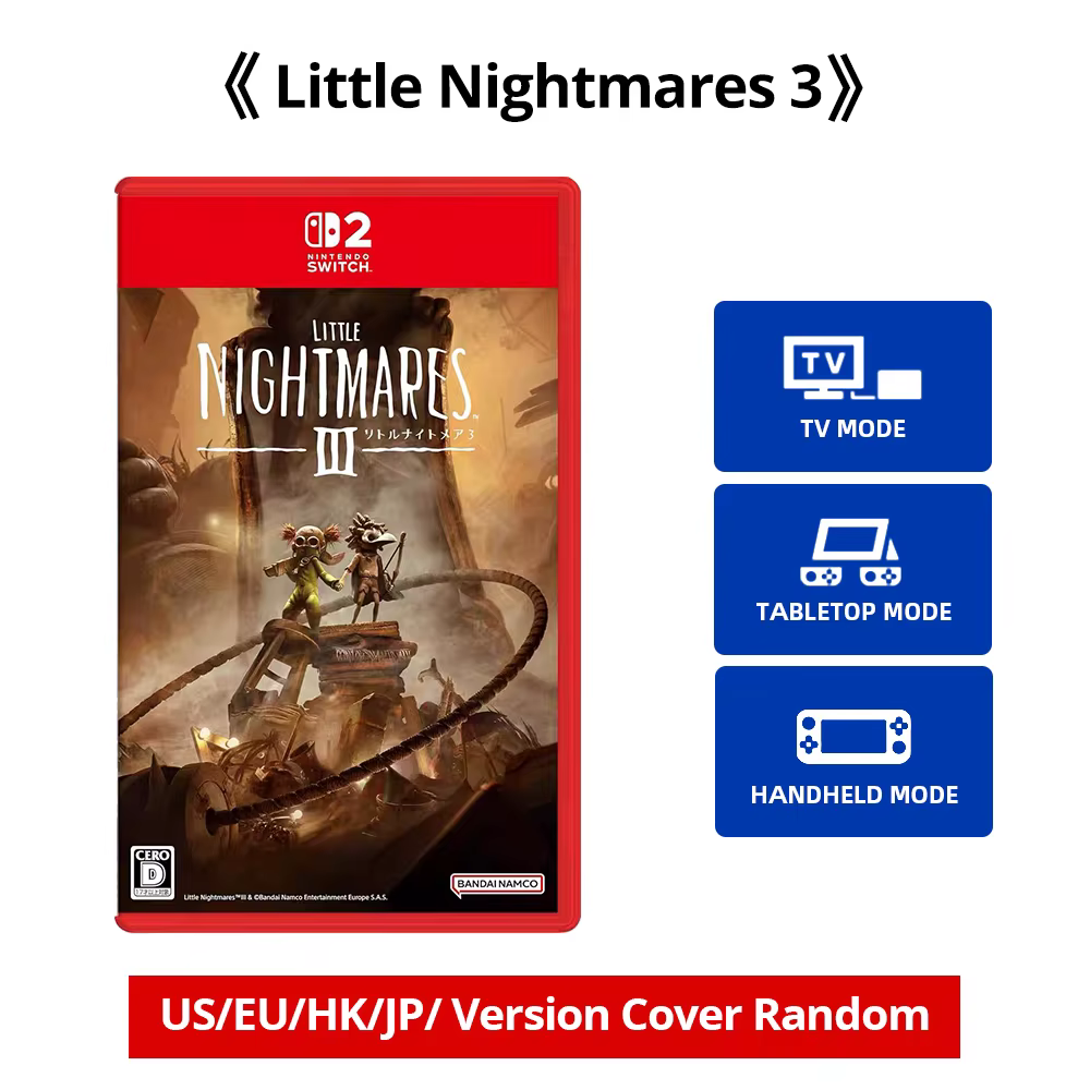 Nintendo Switch 2 petits cauchemars 3 jeux offres 100% nouvelle carte de jeu physique originale pris