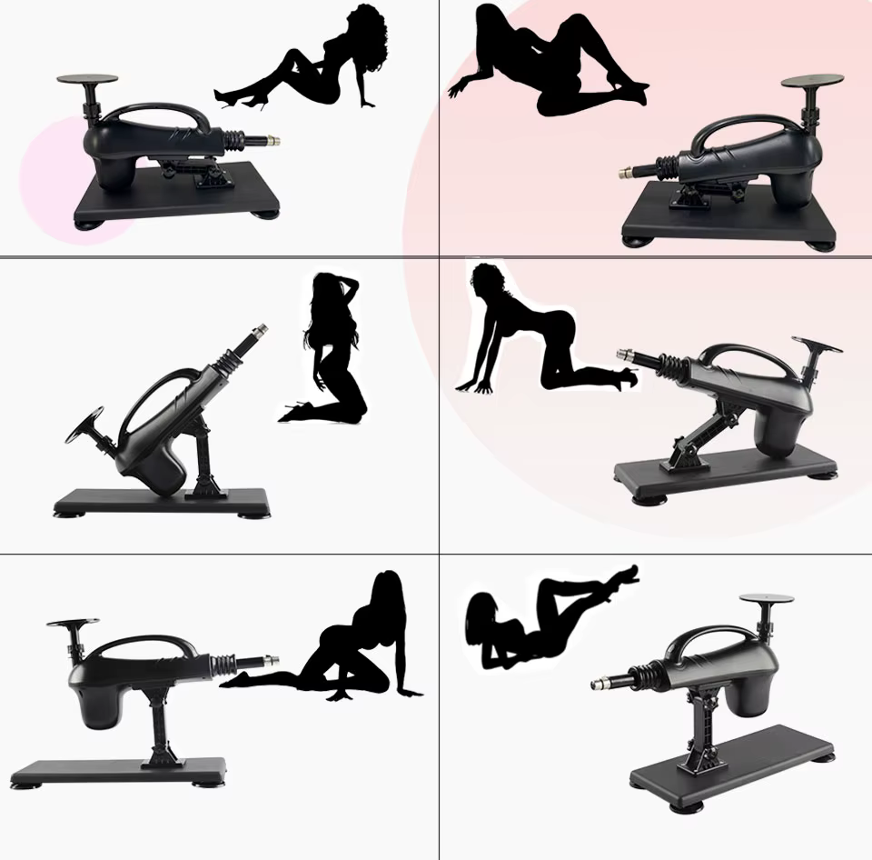 Machine Sexuelle Filaire/Sans Fil pour Homme et Femme, Gode Vibrateur Réglable, avec Pompage, Jouets