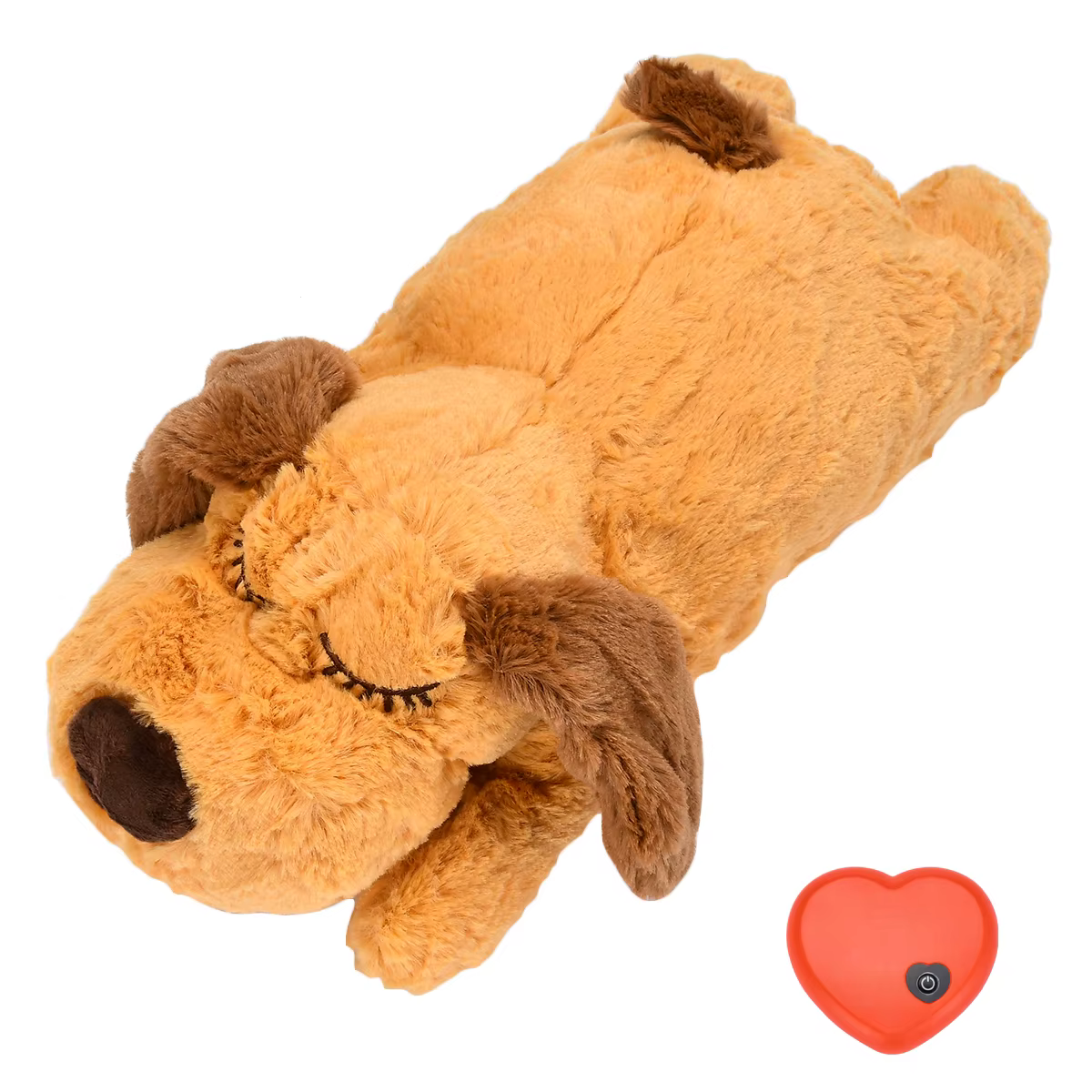 Jouet en peluche à mâcher pour chiens, battement de cœur, formation comportementale de chiot, câlin