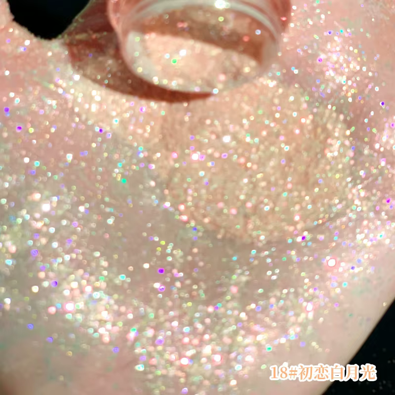 Highlighter scintillant rêveur, Poudre corporelle chatoyante pour les yeux, Poudre corps et cheveux