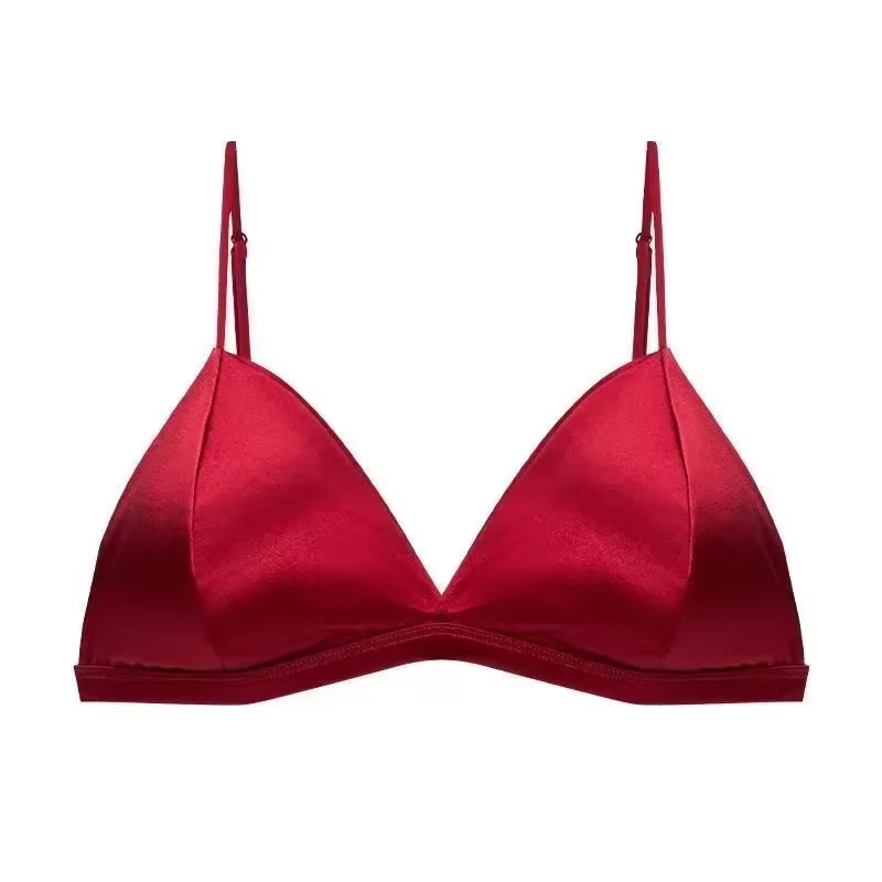 Soutien-gorge de Style français pour femmes, poitrine enveloppée, sangle d'épaule réglable, boucle u