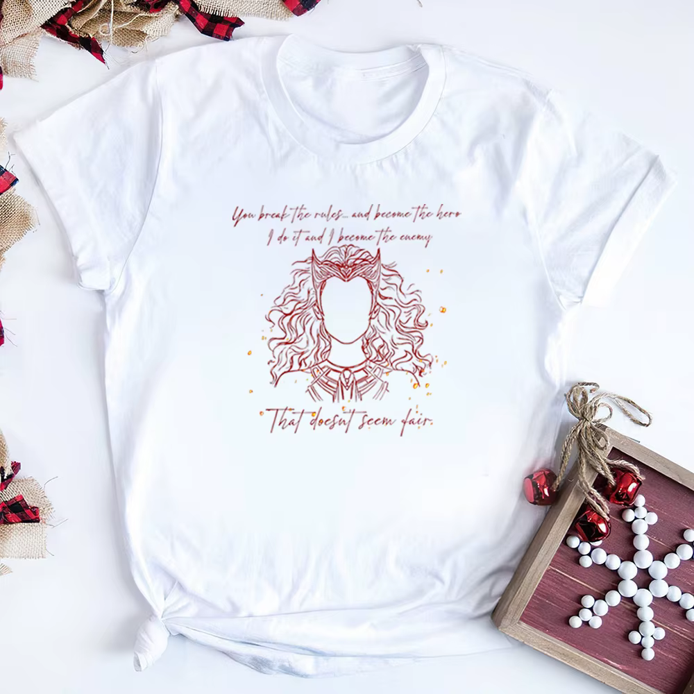 T-shirt Wanda Multiverse of Madness pour femme, Maximoff 1989, Dr Strange 2022 Inspired Graphic Tee,