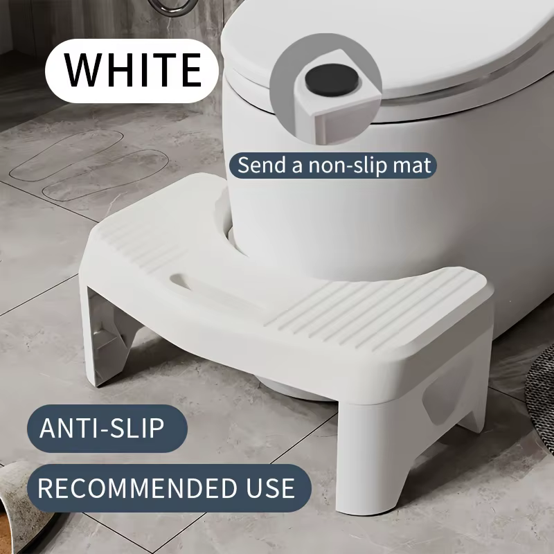 Tabouret de toilette confortable pour adultes, enfants et femmes enceintes, repose-pieds d'aide accr
