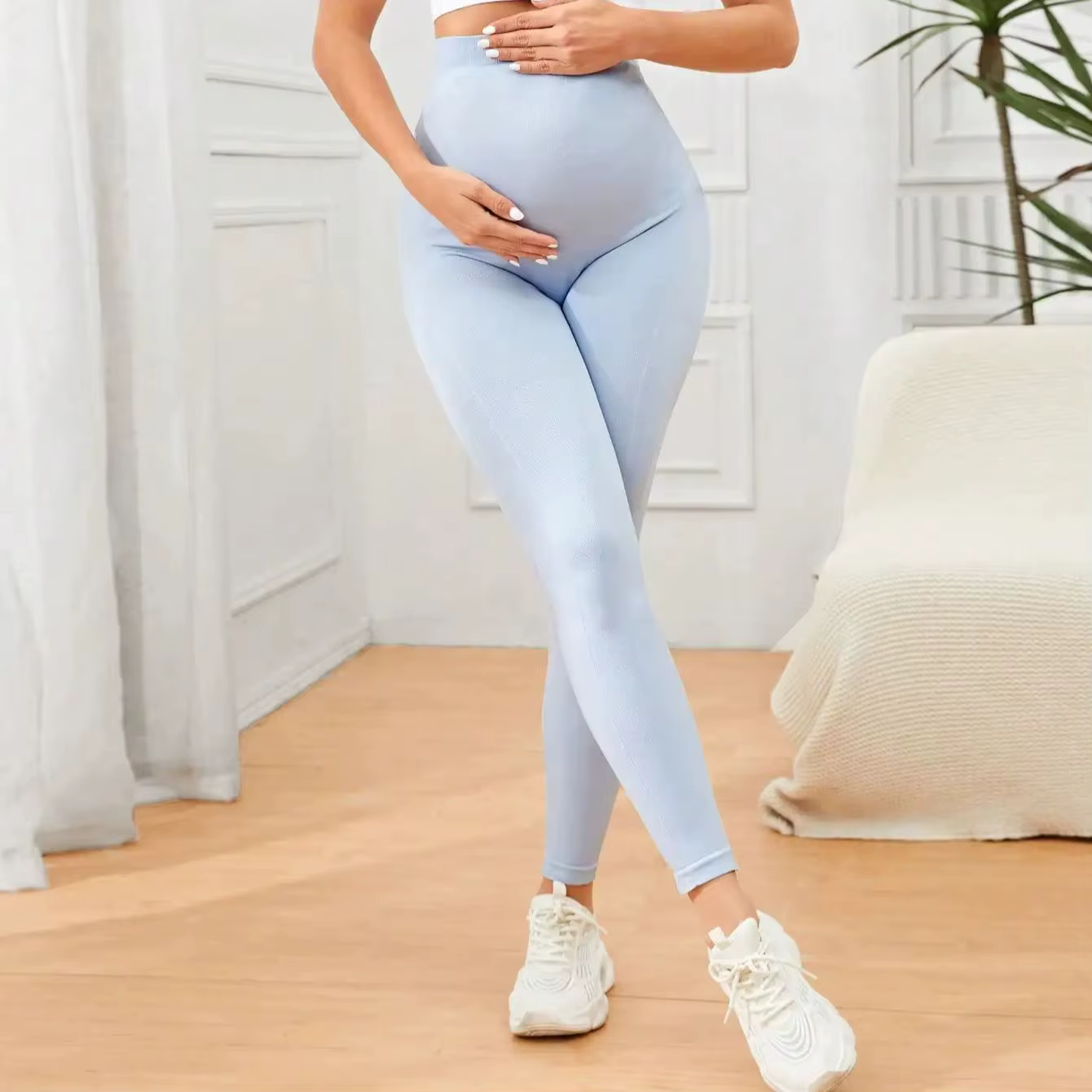 Viser de yoga de grossesse pour femmes, vêtements actifs, leggings d'entraînement, alterleggings, su