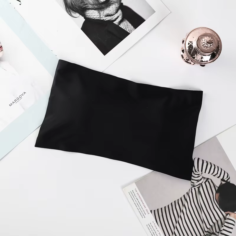 Soutien-gorge bandeau sans bretelles sans couture pour femme, invisible, sans armatures, confortable