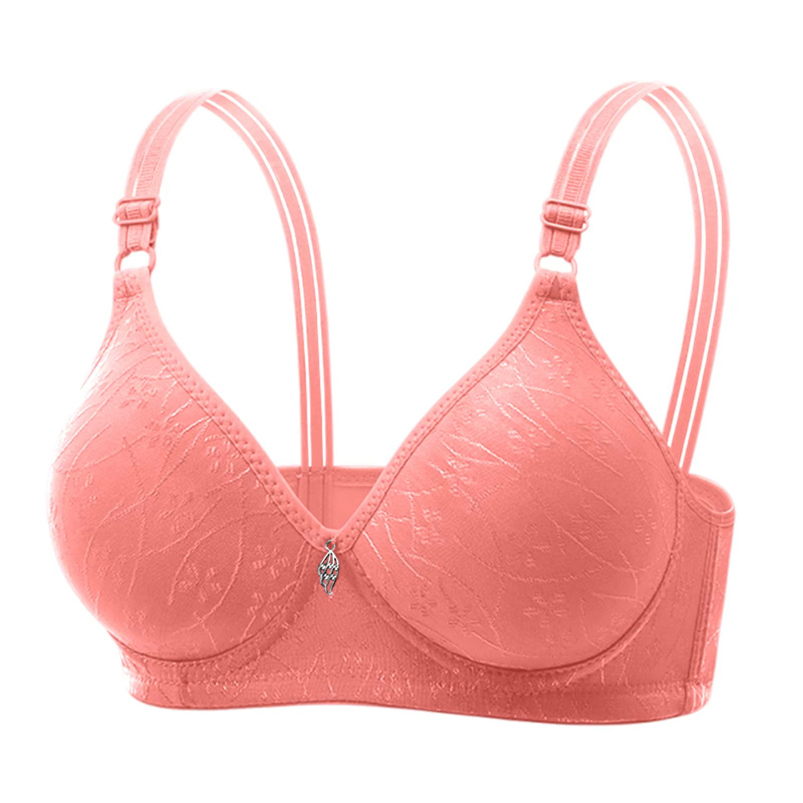 Soutien-gorge de Style traditionnel pour femmes, avec bonnet intérieur en charbon de bambou, bonnet