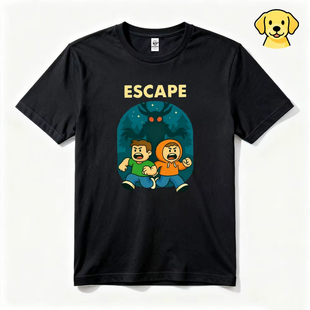 99 nuits dans la forêt t-shirt course 99 nuits noël Gamer cerf dans la forêt enfants Meme effrayant