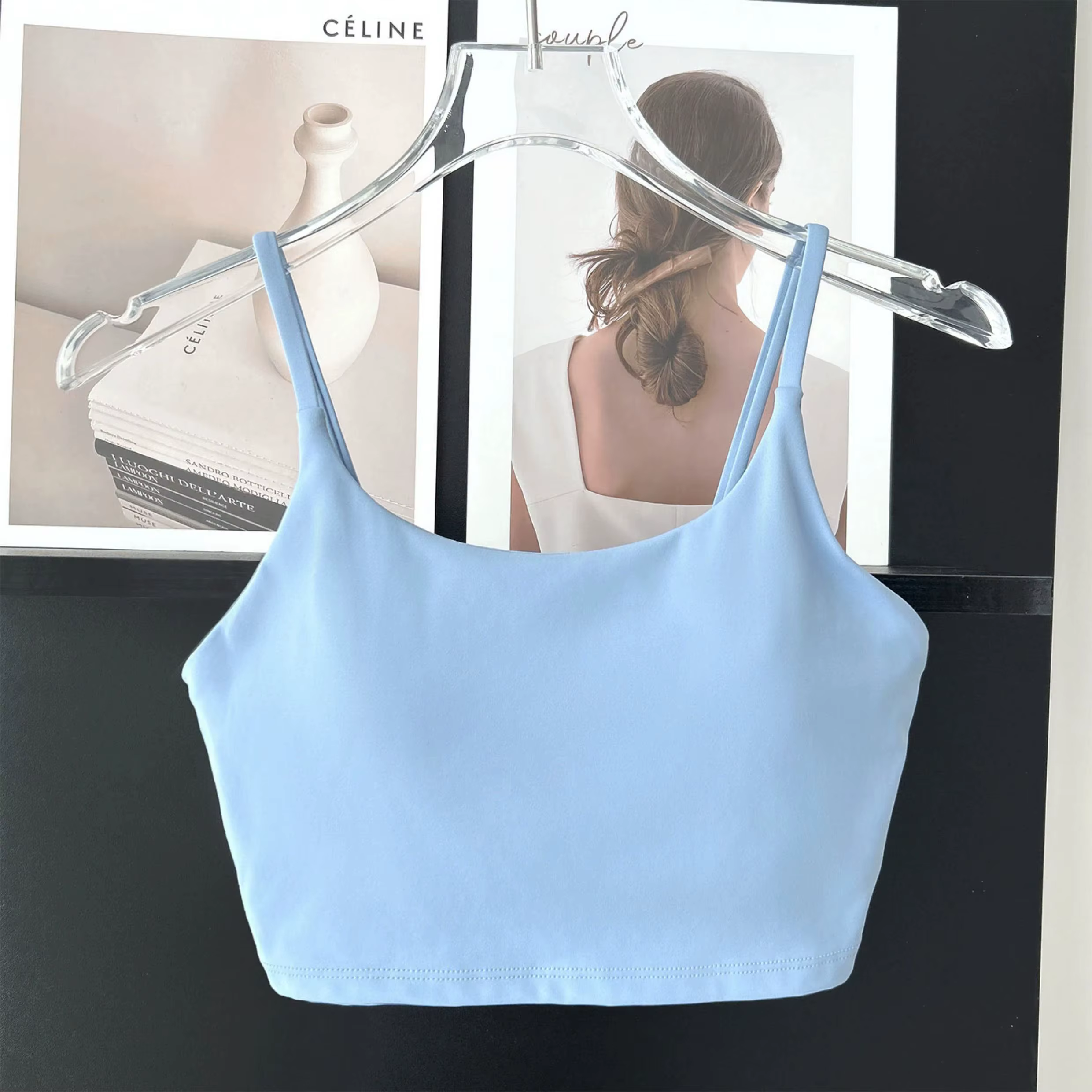 Soutien-gorge de Sport respirant pour femmes, haut de Fitness, Push Up, fixe avec coussinet, sous-vê