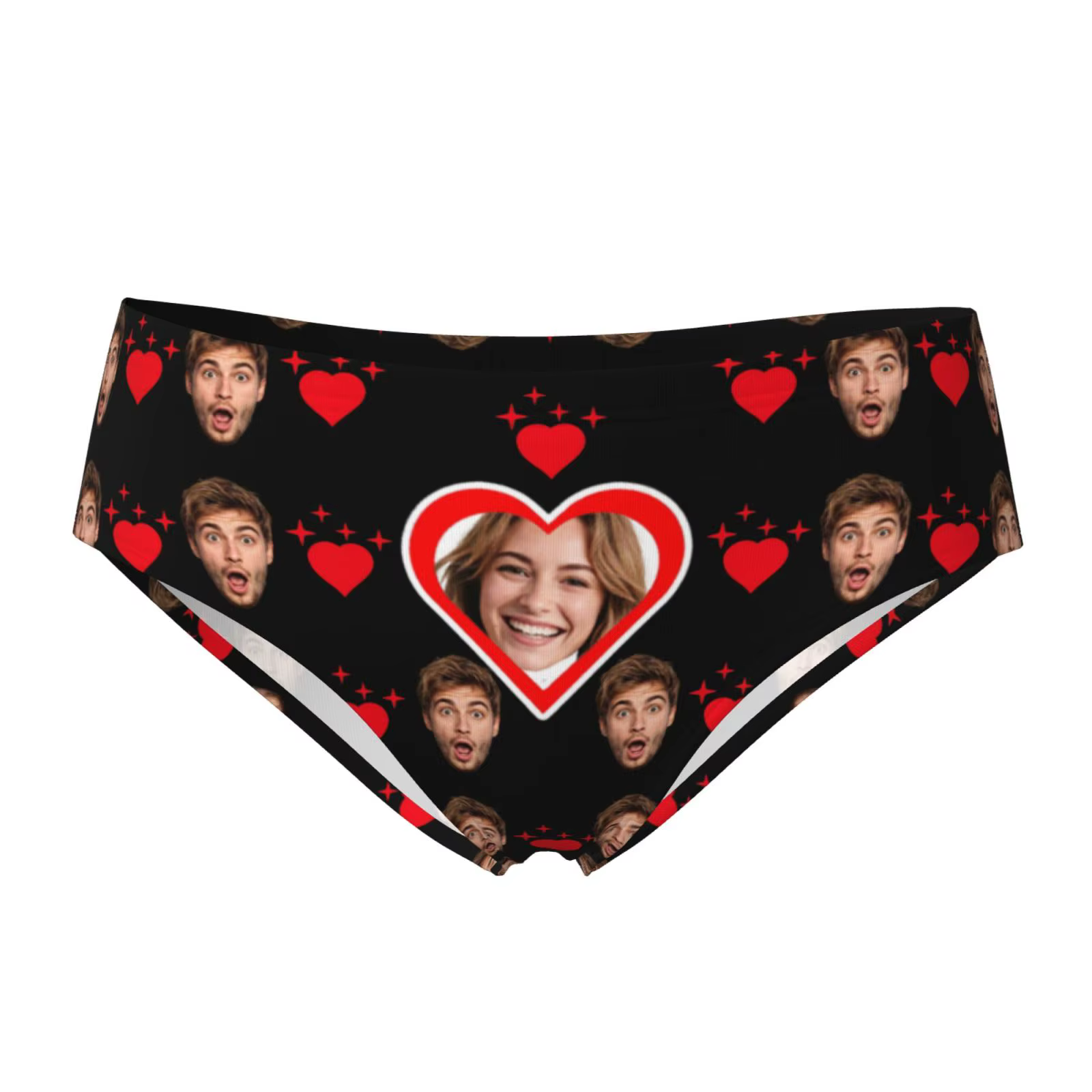Lingerie personnalisée avec photo du visage pour femmes, cadeau de la Saint-Valentin, lingerie respi
