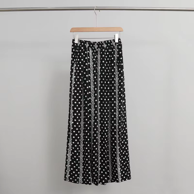 Pantalón Pijama Mujer coton rayonne vêtements de nuit pantalon femmes ample printemps automne vêteme