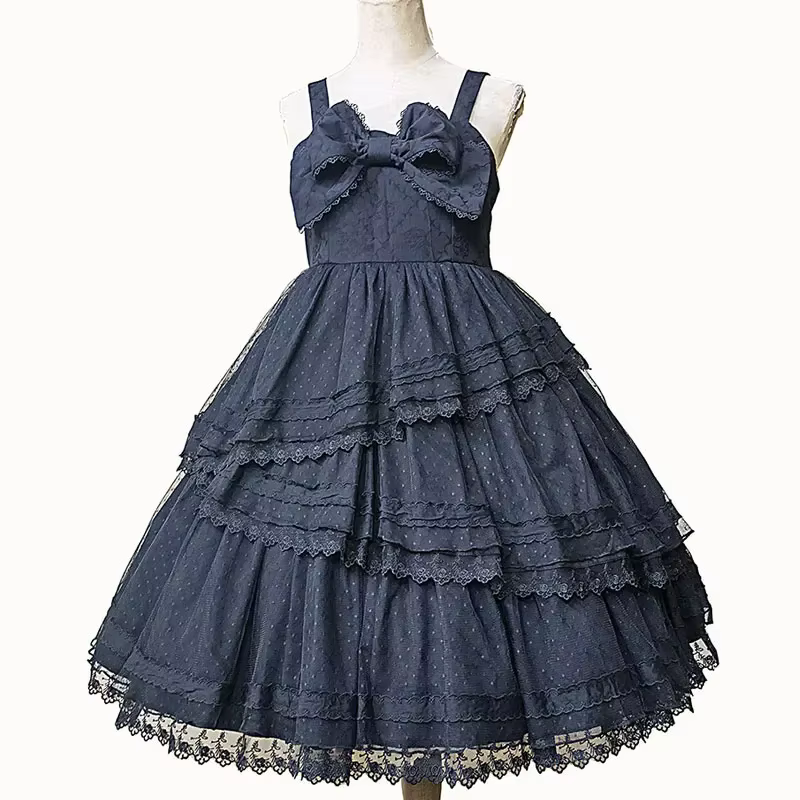 Infanta-Robe de soirée classique Lolita JSK en coton, The Light of Foster