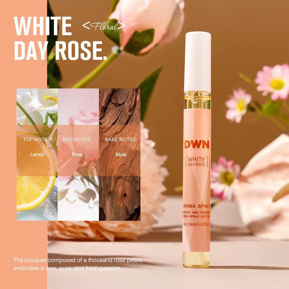 Ensemble de parfum de fleurs, 5/1 pièces, parfum corporel fort et frais, doux, pour rendez-vous, fli